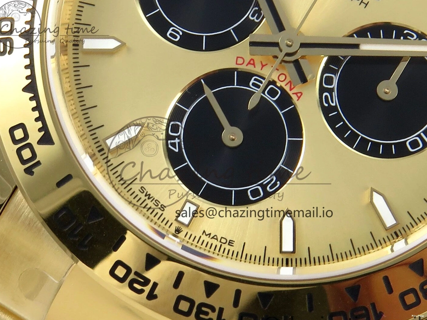 MiroTime 0507 Daytona 126508 APSF 1:1 Best Edition YG Black Dial on YG Braclet SH Unisex 739